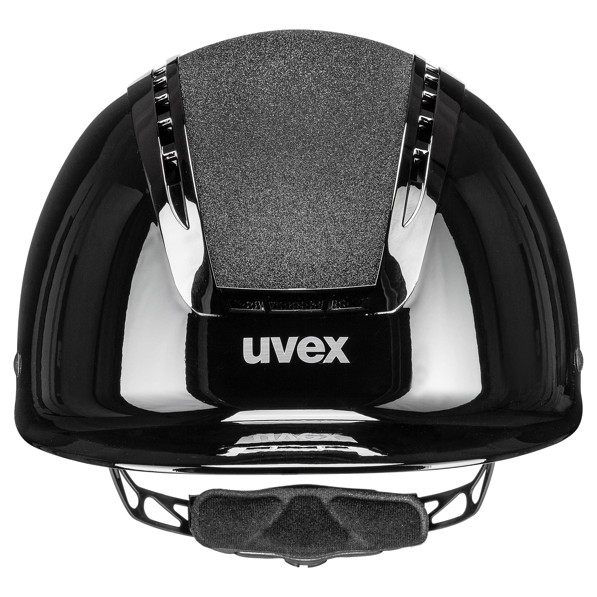 Uvex Suxxeed Blaze Adjustable and Ventilated Equestrian Helmet for Adults, Black Shine, XS-S