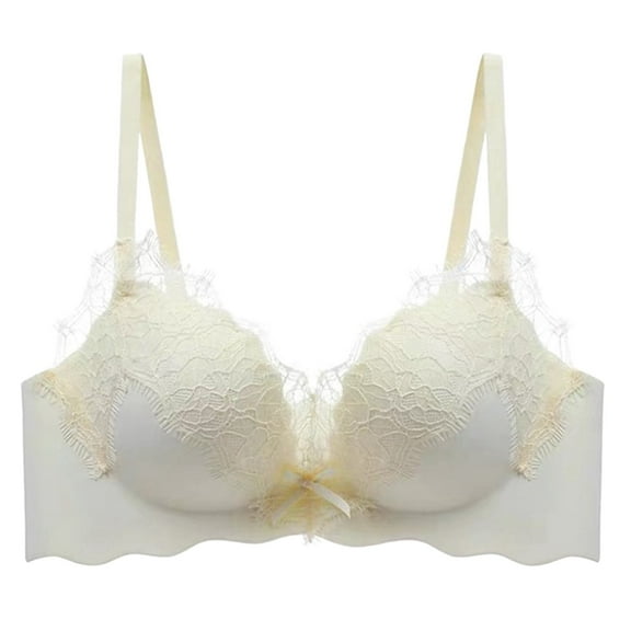 Lace Push Up Bra Wireless Comfort Full Coverage Supportive Padded Bralette Sexy Cleavage Everyday Wear Soft Breathable