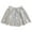 a-Silver, variant on Girls Metallic Skater Skirts Sparkly Skirt Elastic Waist Flared Pleated A-Line Silver Skirt Birthday Party Dresses