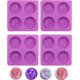 thumbnail image 1 of 4 moldes de jabón para cara de sol y luna, 4 cavidades, moldes de jabón de silicona para sol y luna, molde de jabón de silicona para hacer resina DIY (púrpura), 1 of 5