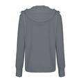 thumbnail image 6 of Pxiakgy Women's Lightweight Zip Up Hoodies Stretch Thin Summer Jackets for Women Upf 50+ Sun Protection Uv Shirt Long Sleeves Hooded Sun Shirt for Outdoor Sport Dark Grey Xxl, 6 of 9