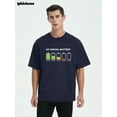 thumbnail image 3 of Whichone Funny Battery Graphic Power Novelty Social Tees, 3 of 9