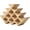 Natural, variant on 13-Bottle Wine Rack, 4-Tier Solid Wood Countertop Wine Holder, Brown Freestanding Bottle Storage Shelf for Kitchen, Bar, Cabinet, Pantry, XHJJ4-DBR