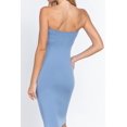 thumbnail image 4 of Moa Collection Women's Cotton Blend Midi Tube Dress  Soft & Stretchy Classic Comfort, 4 of 4