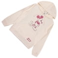 thumbnail image 6 of Disney Ladies Mickey Mouse Hoodie, Classic Disney Sweatshirt Ivory Foil - XL, 6 of 7