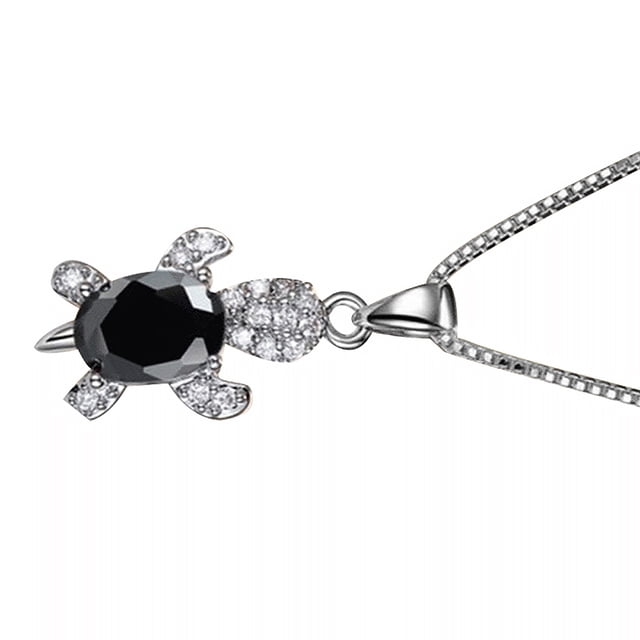 Qarigey Collar con colgante de diamantes de imitación, conjunto de pendientes de tuerca, joyería para hija, regalos personalizados, accesorios para Type3 NO3 Qarigey AP009925-04