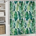 thumbnail image 6 of Orinice  - Fabric Shower Curtain, Palm Tree Leaves Inspired Home Decor (Viva Palm Collection) 36x72, 6 of 7