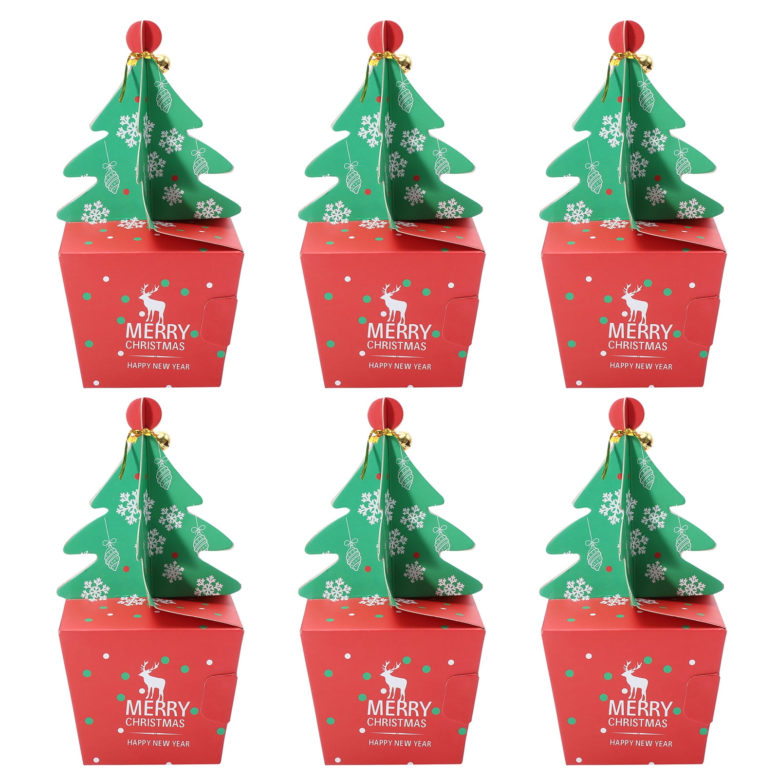 10 Set of Candy Boxes Biscuit Boxes Baking Boxes Christmas Candy Boxes