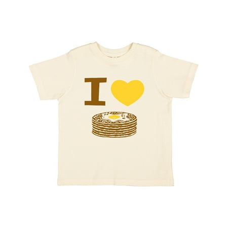 

Inktastic I Love Pancakes Gift Toddler Boy or Toddler Girl T-Shirt