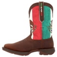 thumbnail image 3 of Durango Mens Mexico Flag Non Safety Square Toe Cowboy  Mid Calf Boots, 3 of 5