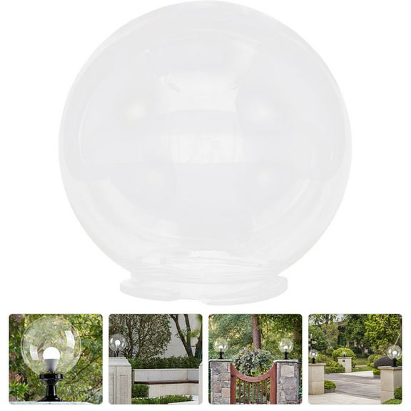 FONDOTIN Globe Light Bulb Globe Cover Plastic Waterproof Villas 1Pack
