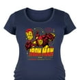 thumbnail image 3 of Marvel Iron Man - Tony Stark Armor Specs - Maternity Scoop Neck Graphic T-Shirt, 3 of 5