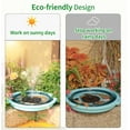 thumbnail image 4 of Solar Fountain for Bird Bath 1.5W Upgraded, Floating Solar Water Fountain with 8 Nozzles, Free Standing Solar Powered Fountain for Garden, Pond, Pool, Outdoor Decor, 4 of 8