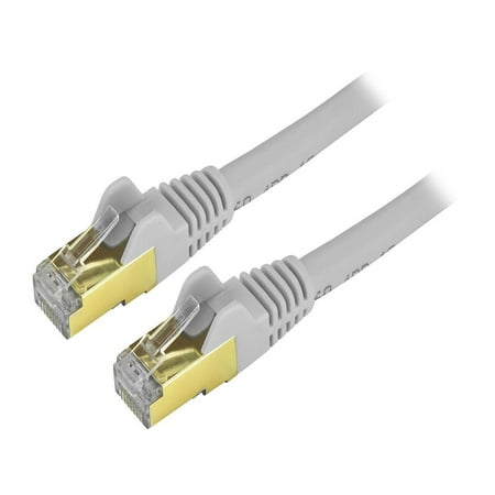 UPC: 0065030833929 | StarTech.com C6ASPAT7GR 7 ft. Cat 6A Gray Shielded Molded STP Patch Cable