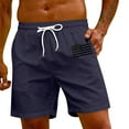 thumbnail image 5 of OHGOD Cotton Lounge Shorts Men - Short Pants for Men Casual - Lounge Shorts - Men's Hawaiian Lace-up Shorts Casual Pants - Navy - XL, 5 of 6