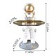 thumbnail image 3 of Estatuilla de astronauti, joyería, llave, bandeja de almacenamiento para teléfono, escultura de astronauti, adorno de estatua, artesanía para BLESIY Astronauta estatua estatuilla, 3 of 8