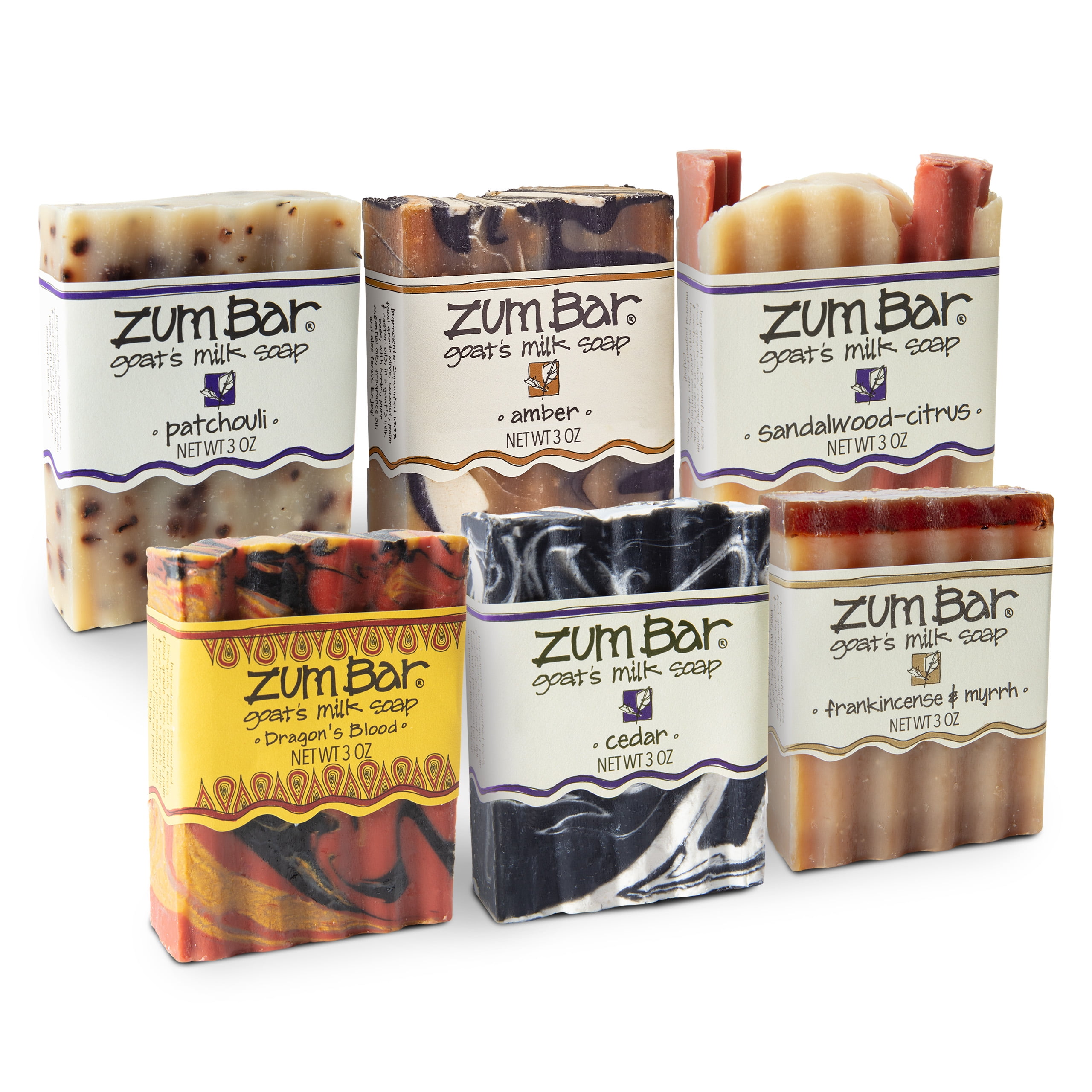 Indigo Wild Zum Bar Soap Sultry Scents 6Pack