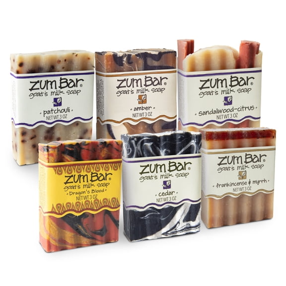Indigo Wild Zum Bar Soap Sultry Scents 6-Pack