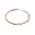 thumbnail image 5 of Personalized Planet Women's Engraved Herringbone Bracelet 7+1", 5 of 5