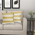 thumbnail image 2 of Yellow Outdoor Pillow Covers 20x20 Inch Pack of 2 Gray and White Stripe Throw Pillow Covers Farmhouse Pillowcase Linen Square Cushion Cover for Bedroom Sofa Couch Home Decor, 2 of 6