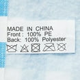 thumbnail image 4 of Violet Linen Deluxe Checkered Gingham Pattern, Vinyl Tablecloth Elestic, Polyester Flannel Backed Lining, Blue, 28 x 72 Inch, 3-Piece Set, Picnic Table and Bench Fitted Table Cover, 4 of 6