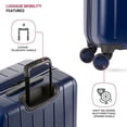 thumbnail image 2 of SwissGear Wanderlust Pro Lightweight Expandable Spinner, Navy, 3-Piece Set (20/24/28), 2 of 6