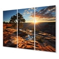 thumbnail image 2 of Designart "Melodic Canyons II" Landscapes Metal Wall Decor Set, 2 of 5