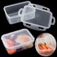 thumbnail image 2 of Contenant Hermétique Transparent Cuisine Boîte de Rangement Alimentaire en Plastique Contenant de Rangement Alimentaire avec Couvercle Contenants de Rangement Multigrains Bouteilles 1L, 2 of 6