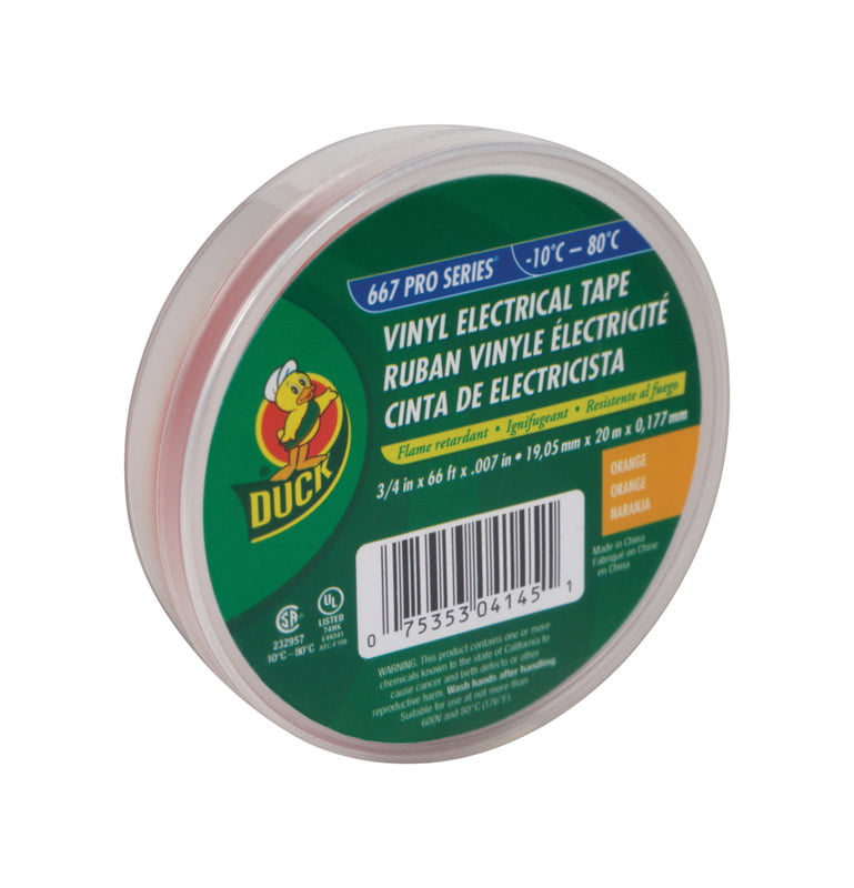 Duck Brand 667 Pro Series Electrical Tape White 3/4 in x 66 ft. 