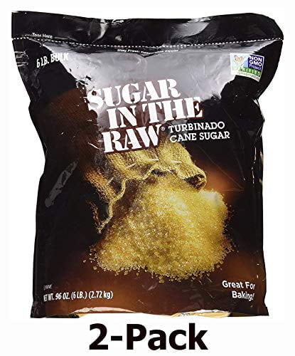 Sugar In The Raw Turbinado Cane Sugar, 6 lbs. (pack of 2)