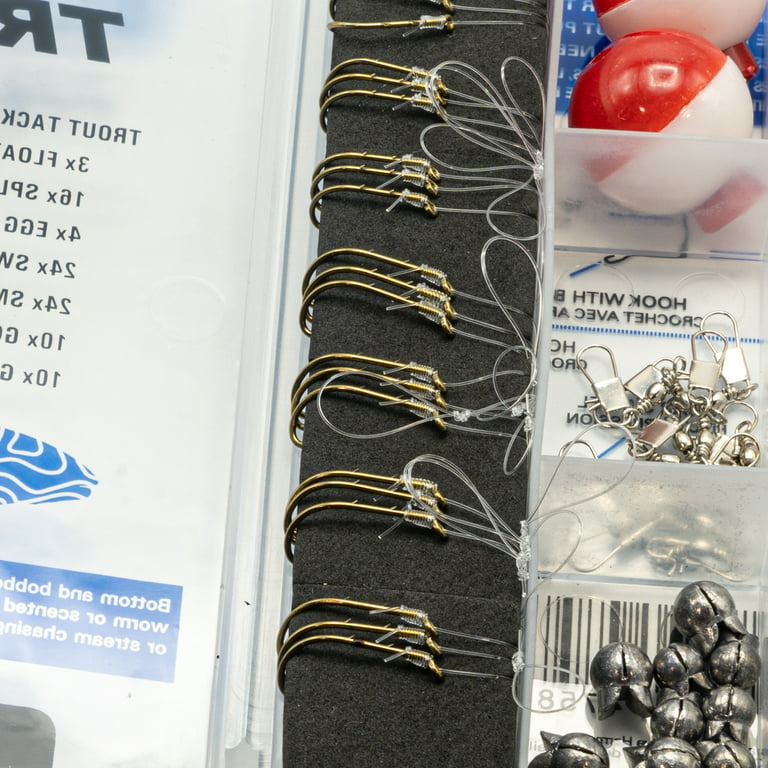 Mustad Trout Pursuit Assorted Fishing Hook Kit