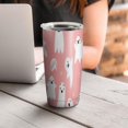 thumbnail image 4 of 20oz Tumblers Halloween Ghosts with Boo Stainless Steel Vacuum Insulated Double Wall Travel Tumbler Cups Mug with Lid and Straw,Cleaning Brush for Cold & Hot Drinks, 4 of 7