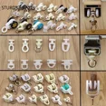 thumbnail image 4 of Polea de cortina con rueda colgante, rodillo de cortina de riel curvo, rueda nano, gancho para cortina de ducha, accesorios de hardware para el baño del hogar, 4 of 5