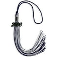 thumbnail image 5 of Endea Graduation Navy Blue/White Mixed Color Graduation Tassel with Black Date Drop, 5 of 10