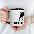 thumbnail image 5 of CafePress - GET TO THE POINT RECTANGLE Mug - 11 oz Ceramic Mug - Novelty Coffee Tea Cup, 5 of 6