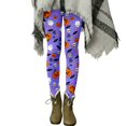 thumbnail image 4 of Leggings for Women Tummy Control Halloween High Waisted Athletic Soft Printed Workout Pants Purple Fitness Clothing XXL, 4 of 5