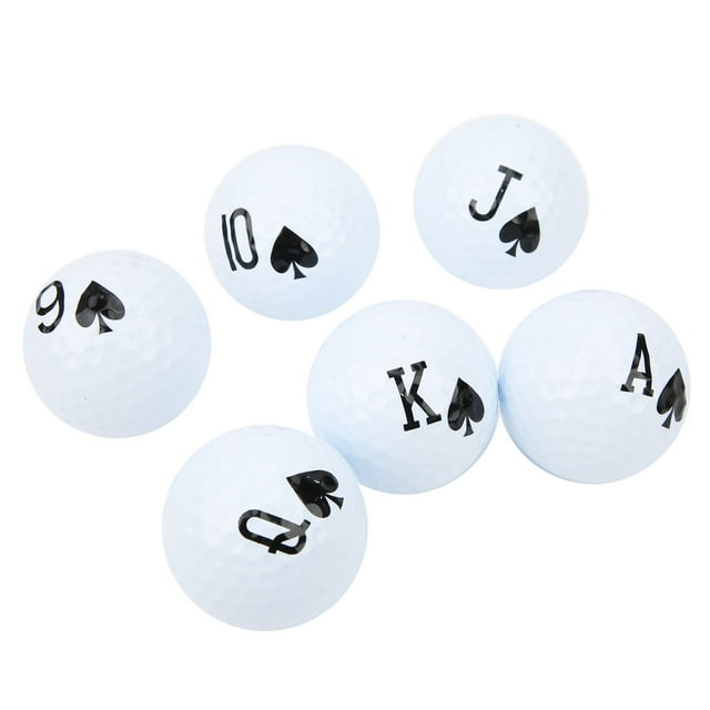 Long Distance Golf Ball, Distance Plus Golf Balls, with Poker Number 2 Layer for Practice Game