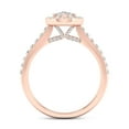thumbnail image 3 of 3/4 Carat T.W. Diamond 10kt Rose Gold Pear-Shape Composite Engagement Ring, 3 of 4