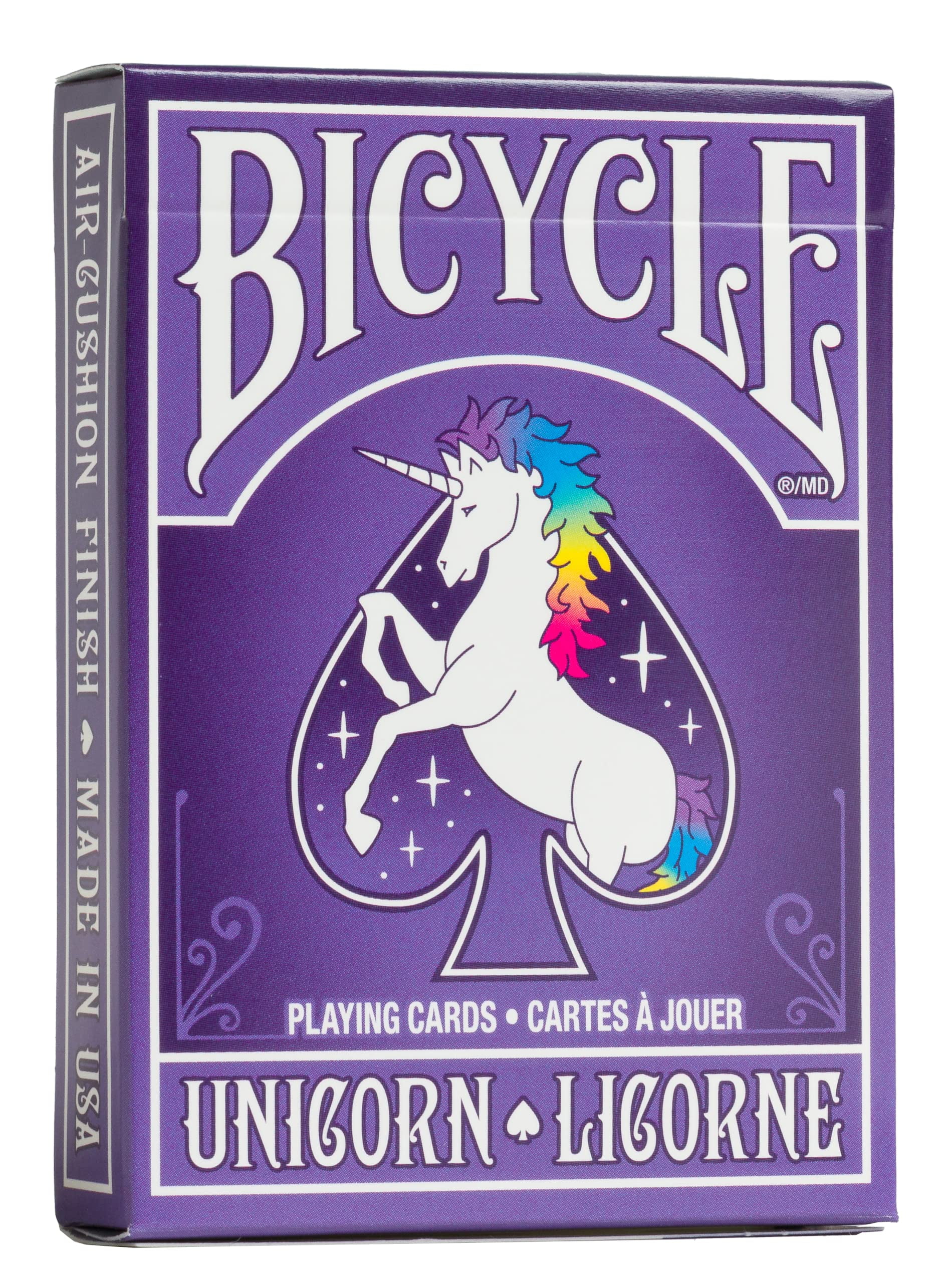 Bicycle Unicorn Pink Playing Cards - Premium Quality Paper