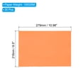 thumbnail image 2 of Uxcell 30 Sheets Vellum Paper 8.5 x 11 inch, Printable Translucent Paper for Invitations, 100GSM, Orange, 2 of 5