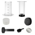 thumbnail image 1 of Portable French Press Coffee Maker Transparent Espresso Coffee Pot Air Press Coffee Machine with Filters for Aero Press, 1 of 7