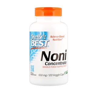 Doctor's Best, Noni Concentrate, 650 mg, 120 Veggie Caps (Pack of (Klipsch Aw 650 Best Price)