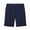 Z-Navy111, variant on LIIPEE Boys Casual Shorts Summer Comfort Stretch Solid Color Button Down Shorts With Pockets Cozy Beach Vacation Daily Wear Shorts,White,17-18 Years