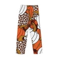 thumbnail image 4 of Kdxio Various Pumpkins Print Men's Sleep Pajama Pant Lounge Pants with Pockets, 4 of 8