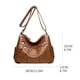 thumbnail image 2 of Nuevo bolso bandolera de un solo hombro de piel de gran capacidad con múltiples compartimentos para mujer, 2 of 2
