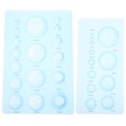 thumbnail image 2 of Miangastore 2pcs Plastic Clay Making Tools DIY Clay Crafts Tool Half Ball Mini Clay Craft Molds, 2 of 9