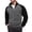 Black, variant on KHONTS Men's Quarter Sweatshirt Zip Quilted Long Sleeve Tee Stand Collar Color Block Pullover Tops Brown XL