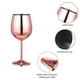 thumbnail image 3 of Copa de vino de acero inoxidable, lindas copas de vino irrompibles para viajes, camping y piscina, copa de vino de metal portátil única y fresca para eventos al aire libre, picnics, juego de 2, 3 of 5