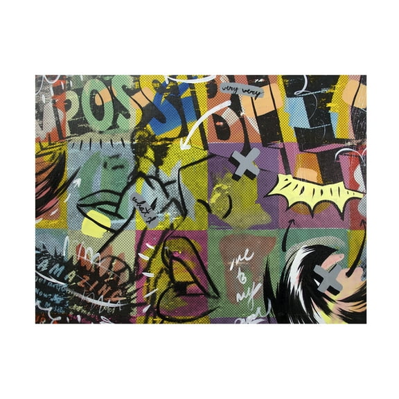 Dan Monteavaro 'IMPOSSIBLE' Canvas Art