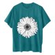 thumbnail image 3 of Fiudx Camisas de Mujer Blusa Informal de Manga Corta con Estampado de Cuello Redondo para Mujer, 3 of 3